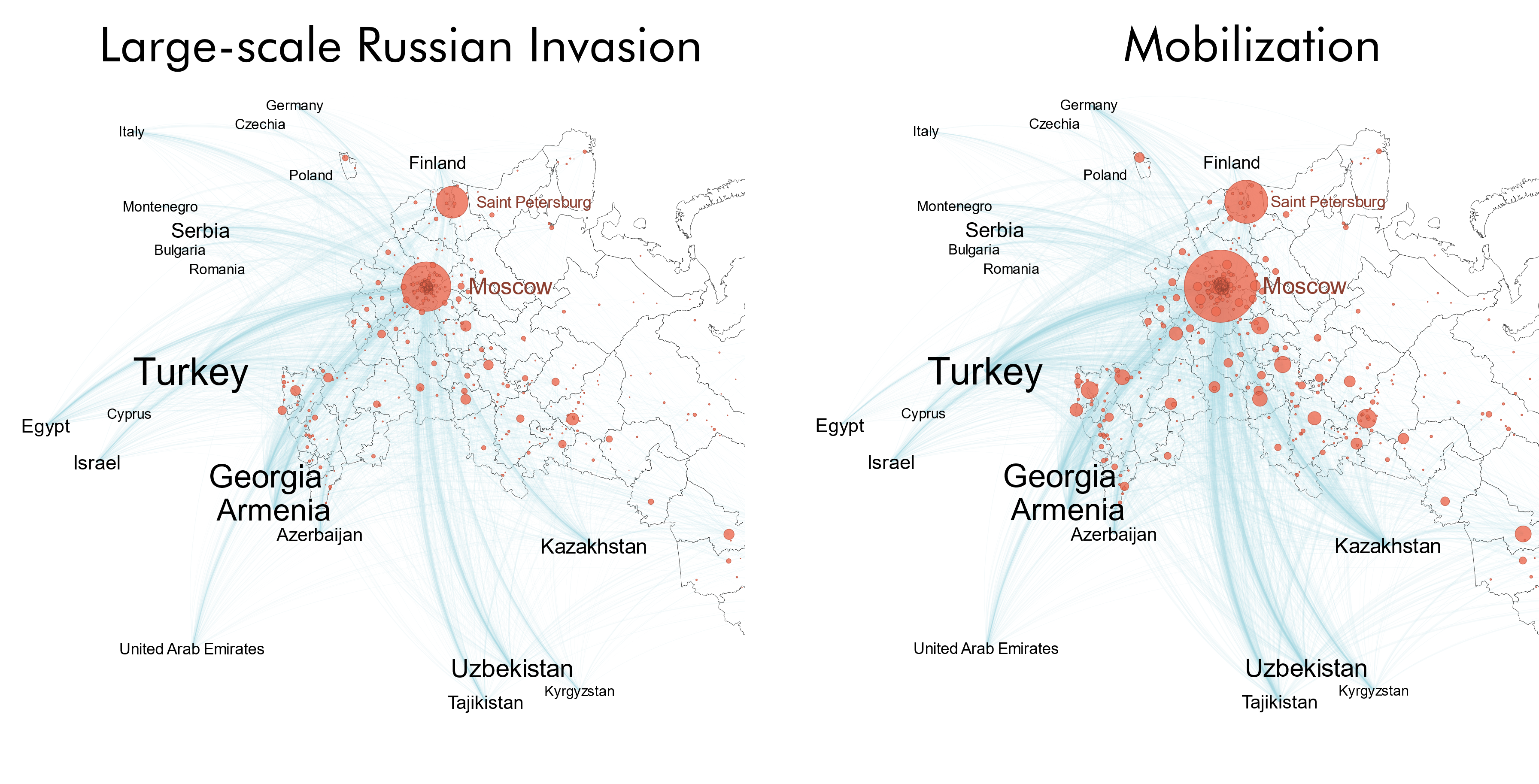 Study figure 2: Geographic variation in mobility-related web searches for various.