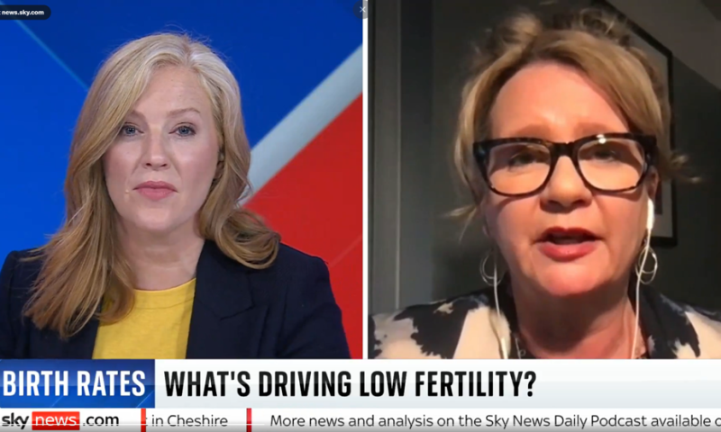 Melinda Mills on Sky News